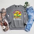 Inspired Book History Leaders Celebrate History Month Raglan Sleeve Sweatshirt Deep Heather