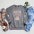 If It Involves Books & Pajamas Count Me In Cute Pajama Night Raglan Sleeve Sweatshirt Deep Heather