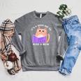 It's a Good Day To Read a Book Cat Kitty Reading Book Men Women Kids Raglan Sleeve Sweatshirt Deep Heather It's a Good Day To Read a Book Cat Kitty Reading Book Men Women Kids Raglan Sleeve Sweatshirt Deep Heather