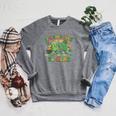 It's Good Luck To Read St Patrick's Day Book Lucky Raglan Sleeve Sweatshirt Deep Heather It's Good Luck To Read St Patrick's Day Book Lucky Raglan Sleeve Sweatshirt Deep Heather