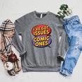 I'Ve Got Issues The Comic Book Kind Collector Raglan Sleeve Sweatshirt Deep Heather I'Ve Got Issues The Comic Book Kind Collector Raglan Sleeve Sweatshirt Deep Heather