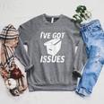 I'Ve Got Issues T Shirt For Comic Book Collector Raglan Sleeve Sweatshirt Deep Heather