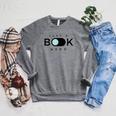 Just A Book Nerd Men Women Children Raglan Sleeve Sweatshirt Deep Heather