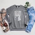 Just a Girl Who Loves Books Book Lover Reading For Women Raglan Sleeve Sweatshirt Deep Heather Just a Girl Who Loves Books Book Lover Reading For Women Raglan Sleeve Sweatshirt Deep Heather