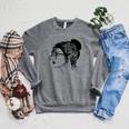 Just A Girl Who Loves Books Lady Library Women Raglan Sleeve Sweatshirt Deep Heather