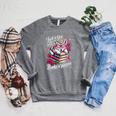 Just A Girl Who Loves Books And Wolves Cute Reading Nerd Raglan Sleeve Sweatshirt Deep Heather