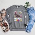 Just A Girl Who Loves Dinosaurs And Books Raglan Sleeve Sweatshirt Deep Heather Just A Girl Who Loves Dinosaurs And Books Raglan Sleeve Sweatshirt Deep Heather