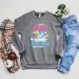 Just A Girl Who Loves Unicorns And Books Animal Reading Raglan Sleeve Sweatshirt Deep Heather