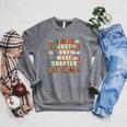 Just One More Chapter Book Reading Lover Bookworm T-Shirt Raglan Sleeve Sweatshirt Deep Heather
