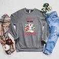 Just One More Chapter- I Love Reading Book And Meow Raglan Sleeve Sweatshirt Deep Heather