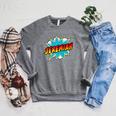 Kids Boys Jeremiah Comic Book Superhero Name Raglan Sleeve Sweatshirt Deep Heather Kids Boys Jeremiah Comic Book Superhero Name Raglan Sleeve Sweatshirt Deep Heather