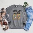 Librarian Book Lover Reader Shelf Bookshelf Women Raglan Sleeve Sweatshirt Deep Heather