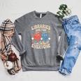 Libraries Are For Everyone Librarians Banned Book Lovers Raglan Sleeve Sweatshirt Deep Heather Libraries Are For Everyone Librarians Banned Book Lovers Raglan Sleeve Sweatshirt Deep Heather