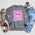 Library Book Fair Queen Vibe Groovy Tie Dye School Reading Raglan Sleeve Sweatshirt Deep Heather Library Book Fair Queen Vibe Groovy Tie Dye School Reading Raglan Sleeve Sweatshirt Deep Heather