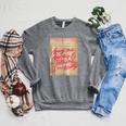 Library Card Buy Me Books And Tell Me I'm Pretty Pink Raglan Sleeve Sweatshirt Deep Heather