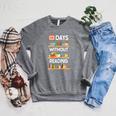 Library Librarian Bookworm Book 00 Days Without Reading Premium Tri-Blend Raglan Sleeve Sweatshirt Deep Heather