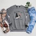 Life Better With 2 Cats Books Kitten Kitty Women Girls Kids Raglan Sleeve Sweatshirt Deep Heather
