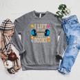 I Lift So I Can Carry More Books Reading Reader Workout Raglan Sleeve Sweatshirt Deep Heather I Lift So I Can Carry More Books Reading Reader Workout Raglan Sleeve Sweatshirt Deep Heather