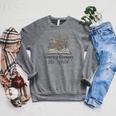 Literacy Changes The World Floral Book Reading Cute Raglan Sleeve Sweatshirt Deep Heather