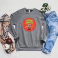Literal Lunatic Book Lovers Library Readers & Teachers Raglan Sleeve Sweatshirt Deep Heather