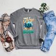Take A Look It´s In A Book Reading Lover Raglan Sleeve Sweatshirt Deep Heather