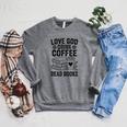 Love God Drink Coffee Read Books For Book Lovers Raglan Sleeve Sweatshirt Deep Heather Love God Drink Coffee Read Books For Book Lovers Raglan Sleeve Sweatshirt Deep Heather