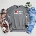 I Love A Hot Werewolf Lycan Wolfman Book Character Fan Raglan Sleeve Sweatshirt Deep Heather I Love A Hot Werewolf Lycan Wolfman Book Character Fan Raglan Sleeve Sweatshirt Deep Heather