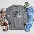 I Love Reading Snow Much Christmas For Book Lovers & Reader Raglan Sleeve Sweatshirt Deep Heather