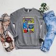 Marvel What If Captain Ameri-Cat Comic Book Cover Raglan Sleeve Sweatshirt Deep Heather
