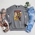 Marvel Captain Marvel Versus Rogue Revenge Comic Book Cover Raglan Sleeve Sweatshirt Deep Heather Marvel Captain Marvel Versus Rogue Revenge Comic Book Cover Raglan Sleeve Sweatshirt Deep Heather