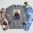 Marvel Comixology Champions Ms Marvel Comic Book Cover Raglan Sleeve Sweatshirt Deep Heather
