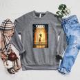 Marvel Comixology Shuri And Spider-Man Comic Book Cover Raglan Sleeve Sweatshirt Deep Heather Marvel Comixology Shuri And Spider-Man Comic Book Cover Raglan Sleeve Sweatshirt Deep Heather