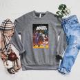 Marvel Comixology West Coast Avengers 8 Comic Book Cover Raglan Sleeve Sweatshirt Deep Heather