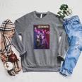Marvel Comixology X-Tremists 2 Of 5 Comic Book Cover Raglan Sleeve Sweatshirt Deep Heather Marvel Comixology X-Tremists 2 Of 5 Comic Book Cover Raglan Sleeve Sweatshirt Deep Heather