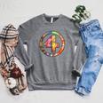Marvel The Fantastic Four Comic Book Raglan Sleeve Sweatshirt Deep Heather