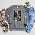 Marvel Ghost Rider Destroys Marvel History Comic Book Cover Raglan Sleeve Sweatshirt Deep Heather Marvel Ghost Rider Destroys Marvel History Comic Book Cover Raglan Sleeve Sweatshirt Deep Heather