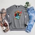 Marvel Thor Mighty Dad Comic Book Father's Day Raglan Sleeve Sweatshirt Deep Heather