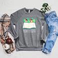 Montessori Learning Teacher Student Reading Books For Men Women Kids Raglan Sleeve Sweatshirt Deep Heather