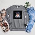 Motif With Magical Magic Book Raglan Sleeve Sweatshirt Deep Heather
