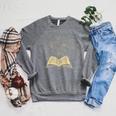 Mystic Astral Lunar Celestial Witch Spell Book Raglan Sleeve Sweatshirt Deep Heather Mystic Astral Lunar Celestial Witch Spell Book Raglan Sleeve Sweatshirt Deep Heather