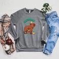 Natural Science Textbook Anatomy Water Pig Raglan Sleeve Sweatshirt Deep Heather Natural Science Textbook Anatomy Water Pig Raglan Sleeve Sweatshirt Deep Heather