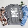 All i Need Is My Azawakh And a Good Book Raglan Sleeve Sweatshirt Deep Heather All i Need Is My Azawakh And a Good Book Raglan Sleeve Sweatshirt Deep Heather