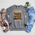 I Have No Shelf Control Book Lover Day Reading Books Library Raglan Sleeve Sweatshirt Deep Heather