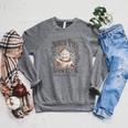 North Pole Readers Club Bookish Xmas Santa Book Reading Raglan Sleeve Sweatshirt Deep Heather North Pole Readers Club Bookish Xmas Santa Book Reading Raglan Sleeve Sweatshirt Deep Heather