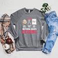 Nothing Beats Reading Rock Paper Scissors Book Lover Library Raglan Sleeve Sweatshirt Deep Heather