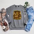 Owl Librarian Archivist Catalog Things Books Secrets Raglan Sleeve Sweatshirt Deep Heather