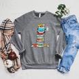 Panda Bear Loves Reading Illustration For A Book Nerd Raglan Sleeve Sweatshirt Deep Heather Panda Bear Loves Reading Illustration For A Book Nerd Raglan Sleeve Sweatshirt Deep Heather