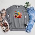 Parrot Reading Book Raglan Sleeve Sweatshirt Deep Heather Parrot Reading Book Raglan Sleeve Sweatshirt Deep Heather