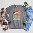 I Like To Party & By Party I Mean Read Books Reading Book Raglan Sleeve Sweatshirt Deep Heather