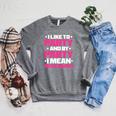 I Like To Party And By Party I Mean Read Books Book Reading Raglan Sleeve Sweatshirt Deep Heather